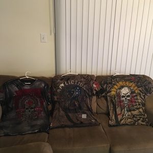 Affliction shirts